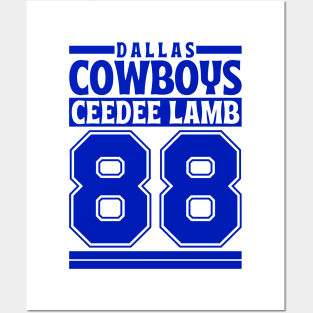 Dallas Cowboys CeeDee Lamb 88 Edition 3 Posters and Art